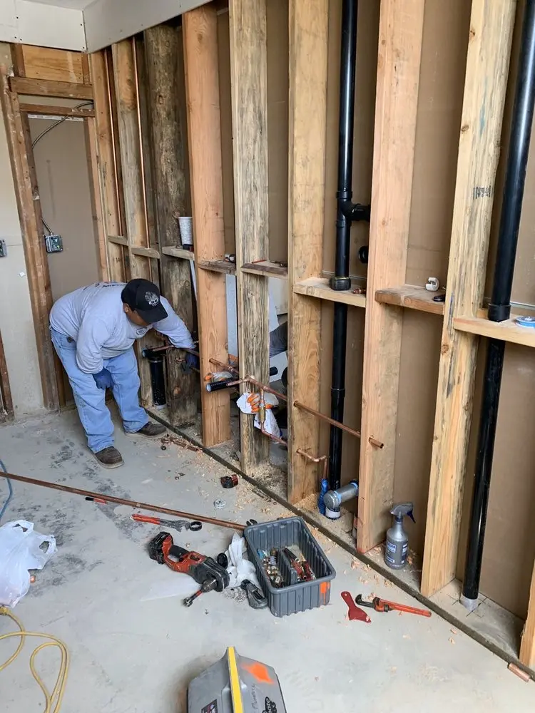 Commercial rough-in plumbing for Commercial Plumbing in Amherst Meadows